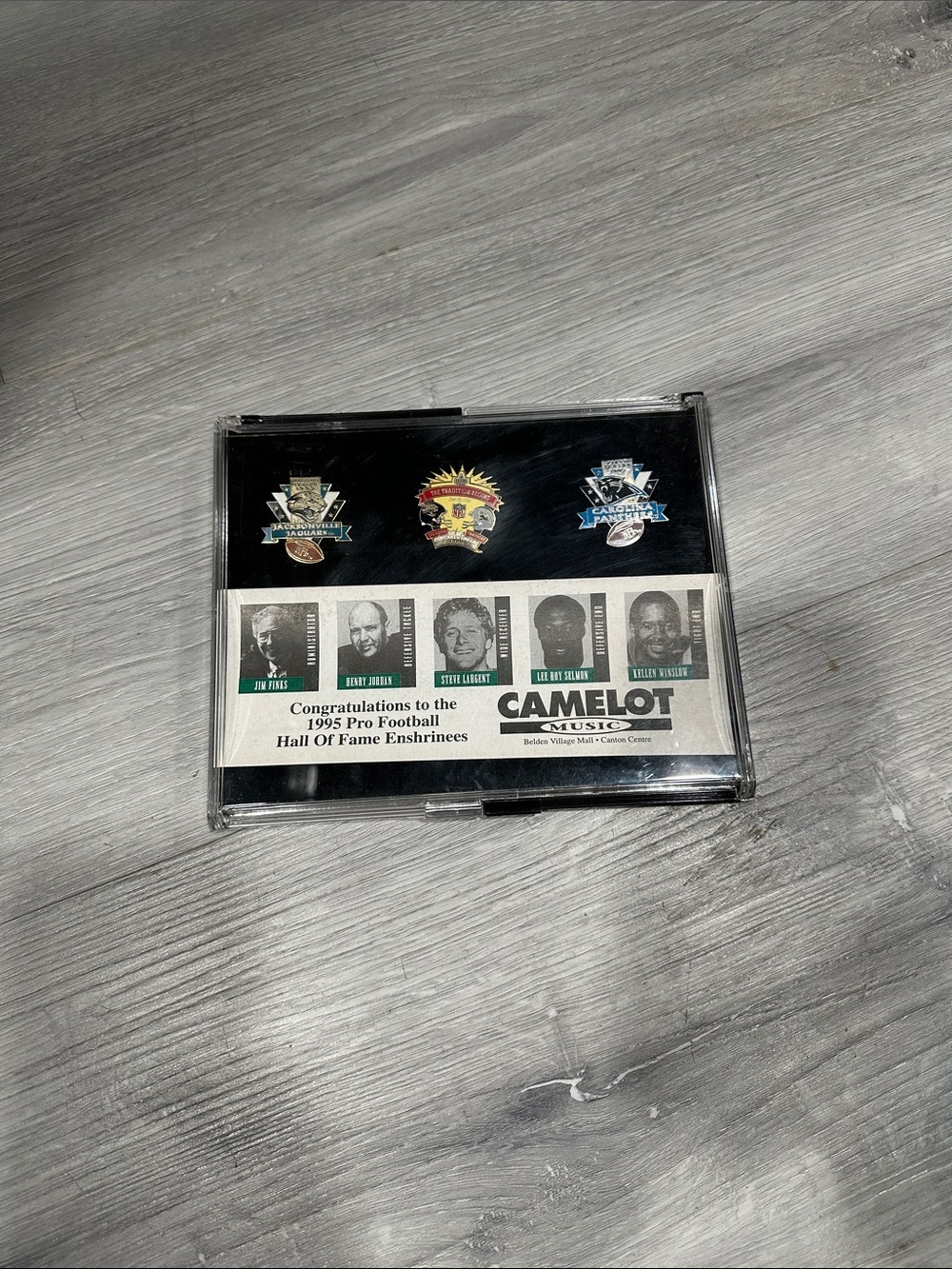 1995 Pro Football Hall of Fame Enshrinees Collector CD - Black